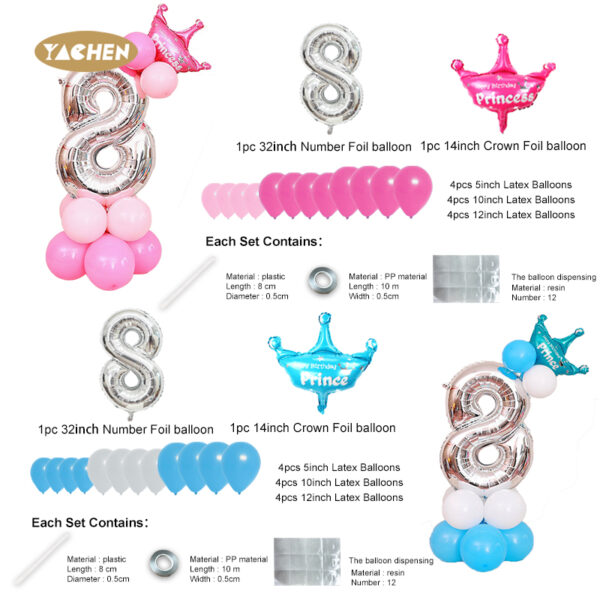 crown number balloon set -02