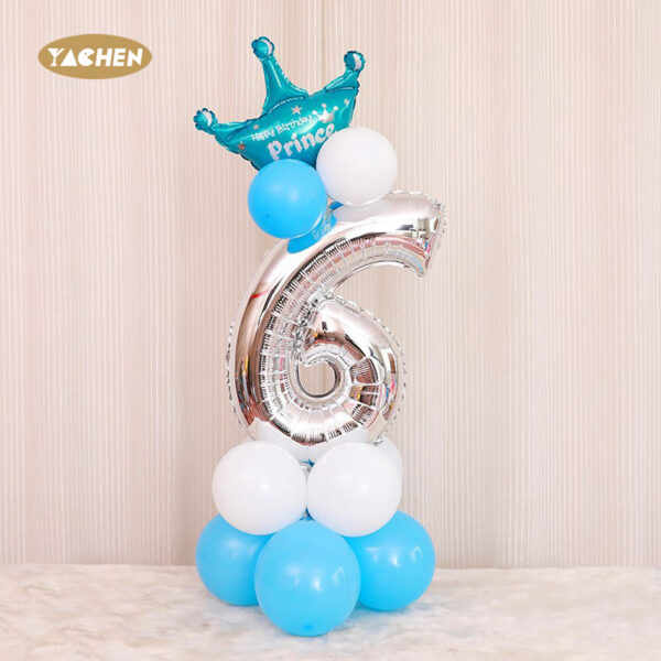 crown number balloon set -03