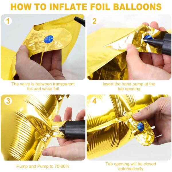 balloon inflating steps