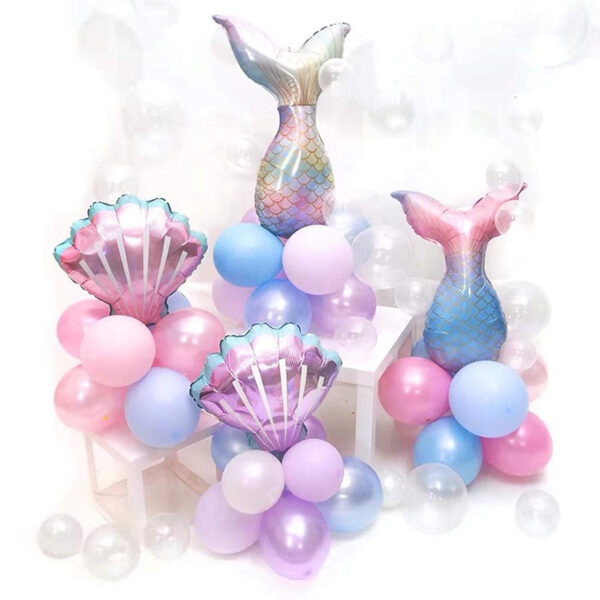 mermaid number balloon set -04