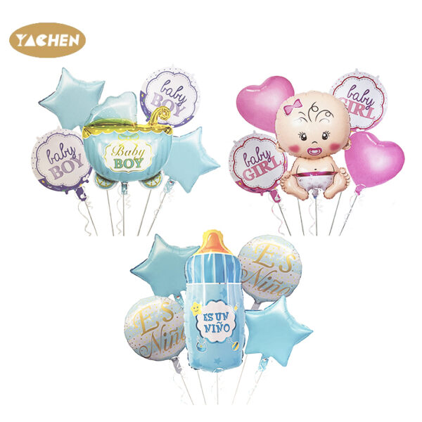 Baby shower balloons set