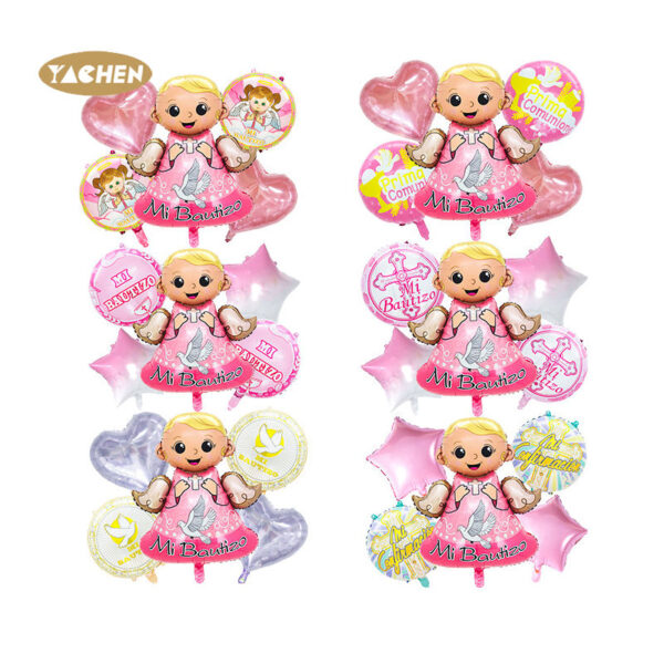 Baptism balloon set -04