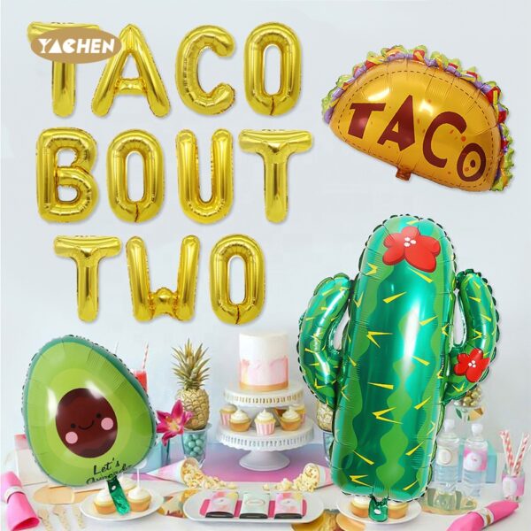 Taco Party decoration balloon