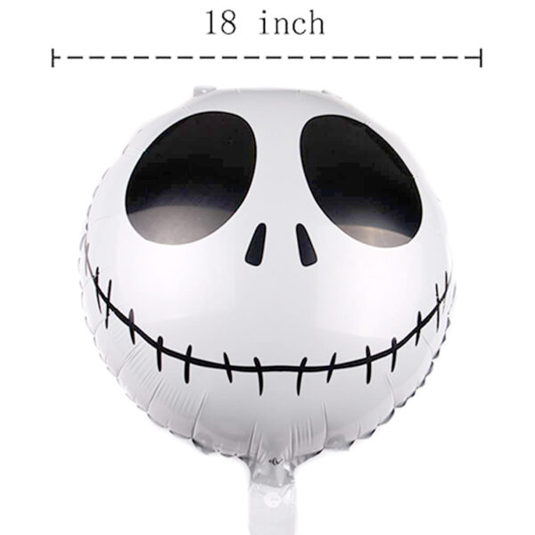 Foil skull balloon -05