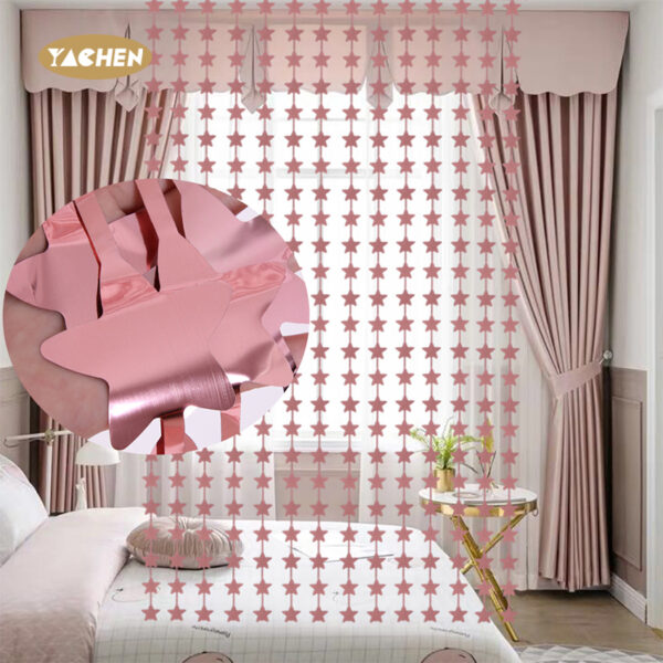 Star Shape Foil Curtains-2