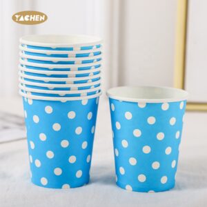 White Dot Colorful Paper Cups-1