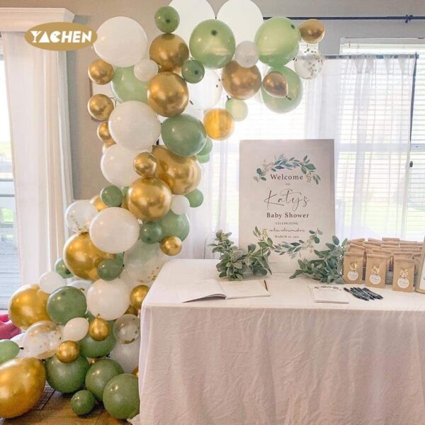 green balloons garland arch kit -03