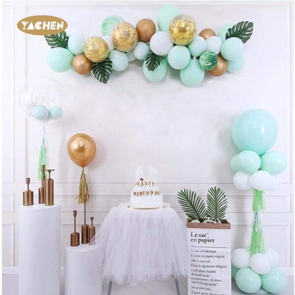 green balloons garland arch kit -04