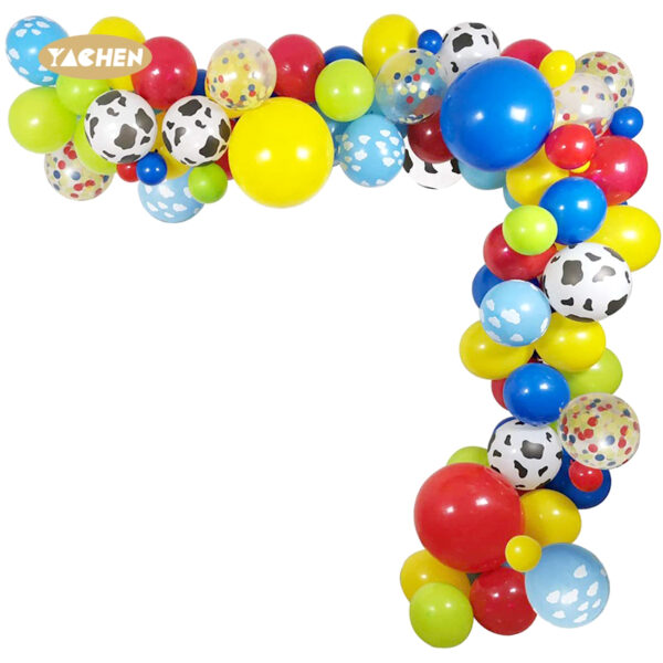 kids birthday party balloon garland kit