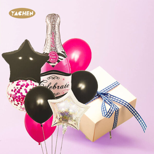 wine bottle balloon set -04