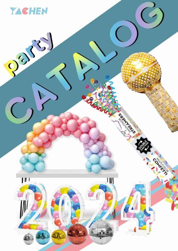 Yachen Party Products 2024 Catalog Cover