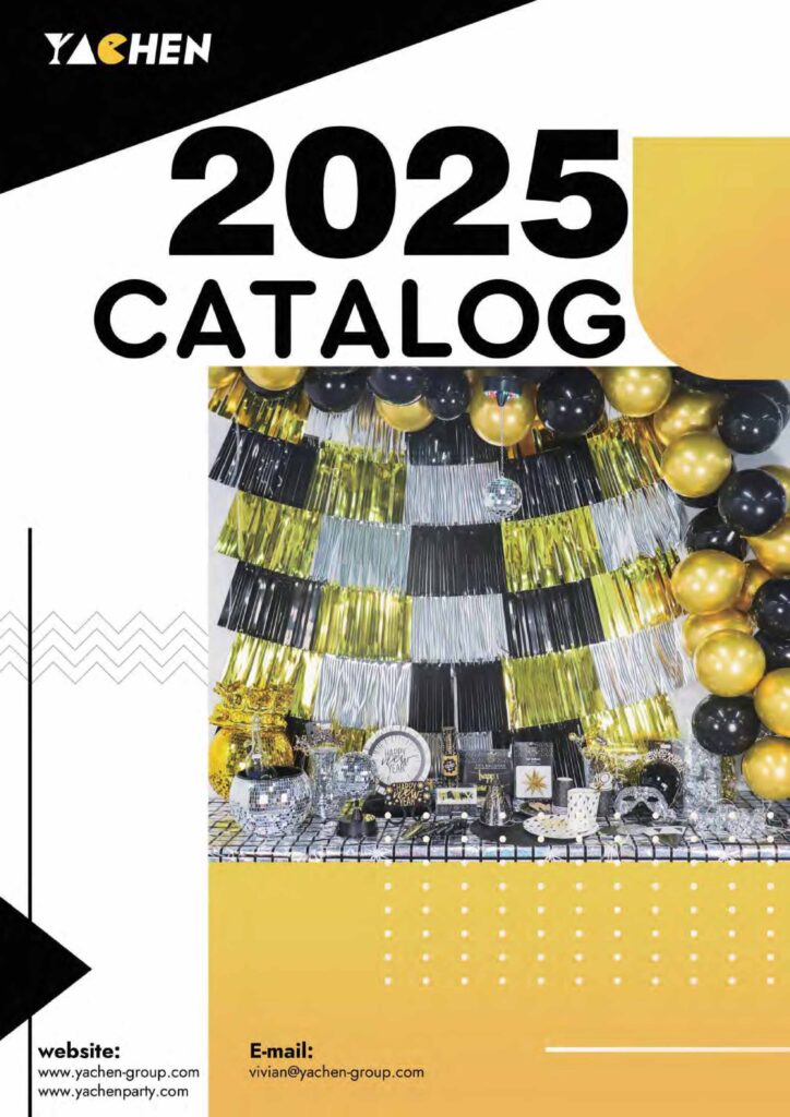 Yachen Party Products 2025 Catalog Cover