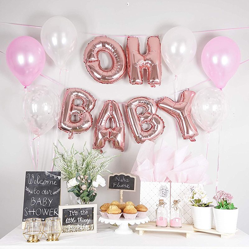 party decoration letter balloons