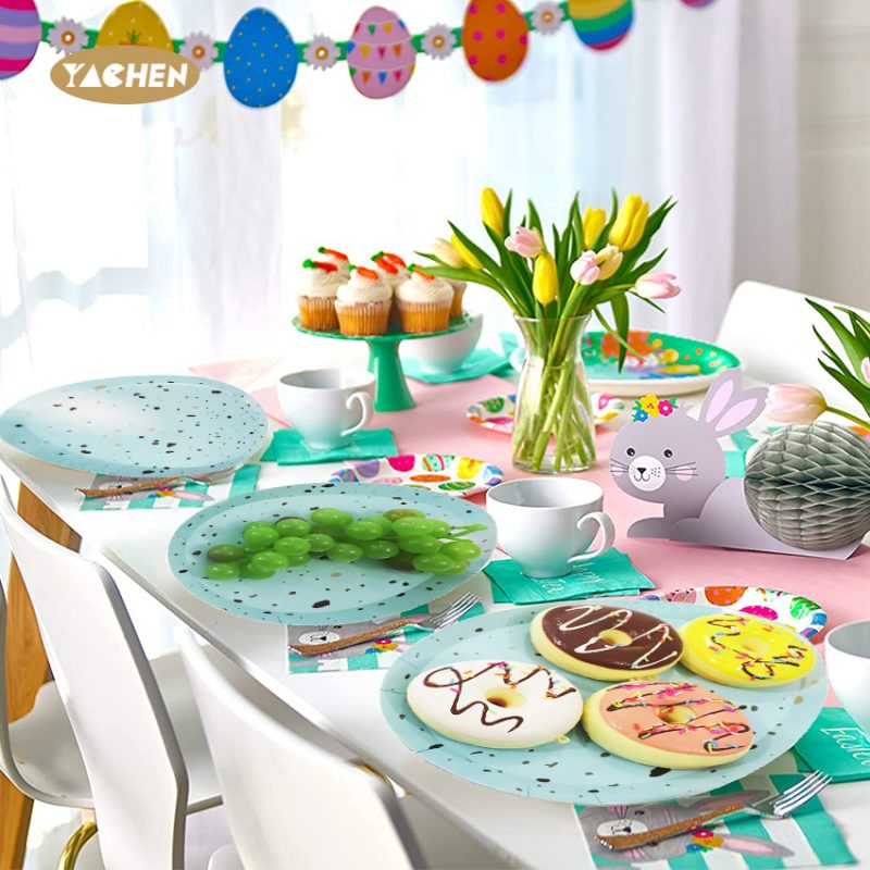 Easter Eggs Paper Plate-6