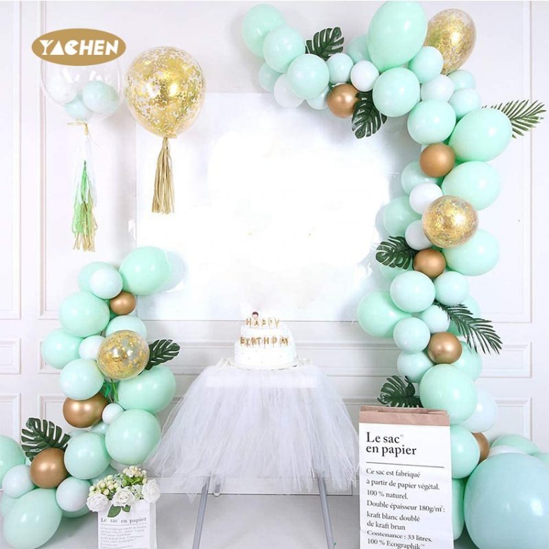 green balloons garland arch kit -05