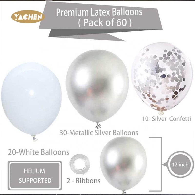 wedding latex balloons set