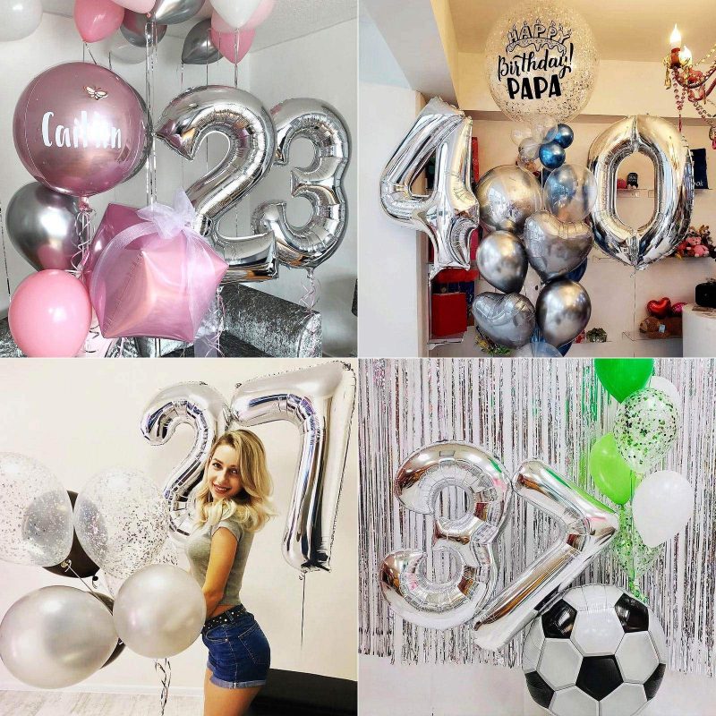 party decor number balloon